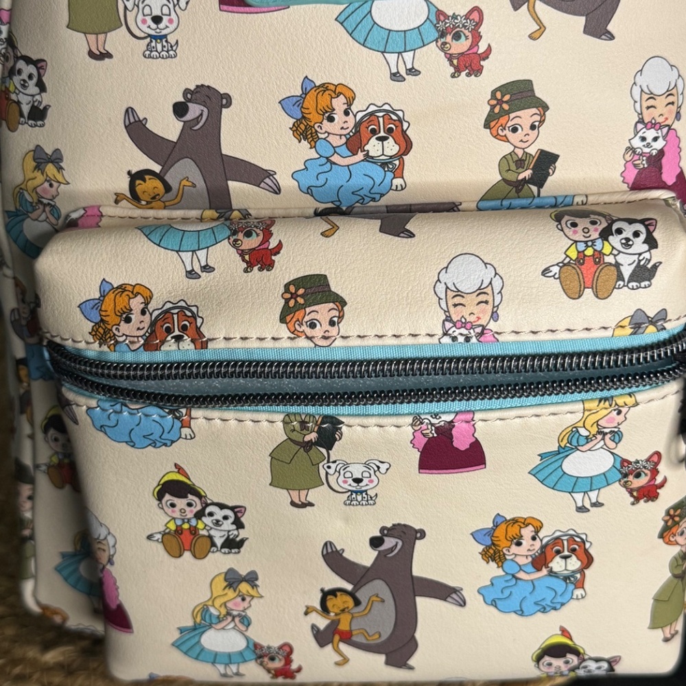Loungefly Disney Chibi Animal Love Mini Backpack NWT Vegan Leather - Picture 6 of 8